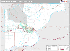 Kennewick-Richland Metro Area Digital Map Premium Style